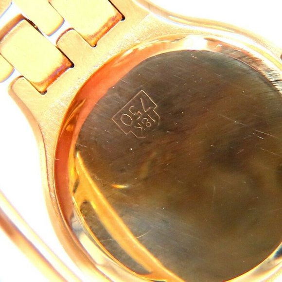 Cyma ladies gold diamond watch 14 karat main image 4